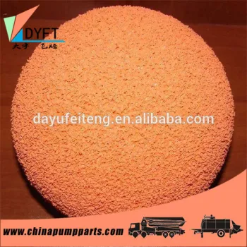 Pipe cleaning,schwing dn80 concrete pump spare parts cleanning ball