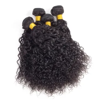Hot Selling Raw Brazilian Virgin Hair Human Cuticle Aligned Natural Water Wave Extensions Cheap Single Bundle Hair Weave