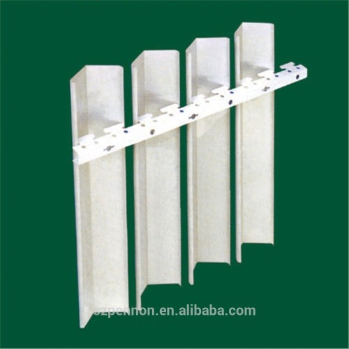 Exhibition Hall Suspended V Shape Aluminum Strip Foil Ceiling