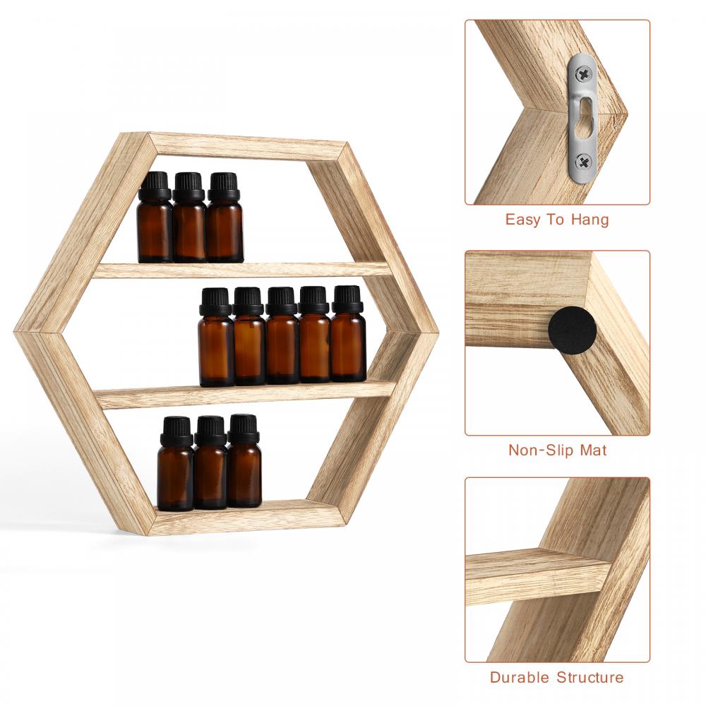 Wall Mounted Nail Polish Small Makeup Display Organizer