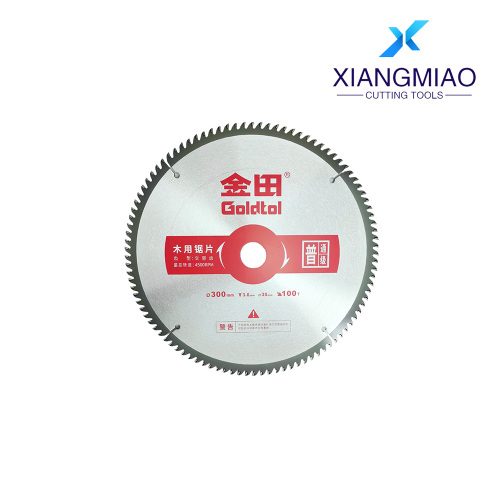 شفرة منشار خشب جولدتول 300 مم 100 طن، قطر 30 مم