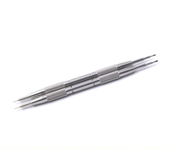 Kina-tillverkade 316L rostfritt stålklocka Spring Bar Borttagningsverktyg med flera spetsstorlekar (1,4 mm, 1,2 mm, 0,8 mm)