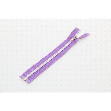 #7 nylon zipper  with silver teeth
