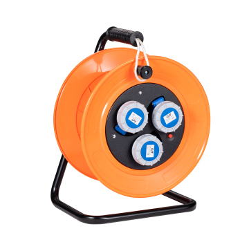 Low Price Four Socket Power Extension Cord Cable Drum