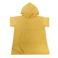 cotton hooded poncho towel kids beach surf swim