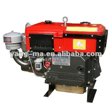 S195 single cylinder 4 stroke 12hps diesel water cooled engine