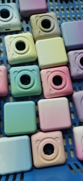Injection molding production process