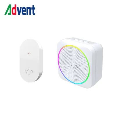 Battery-Powered Doorbell with Led Flash Lighting
