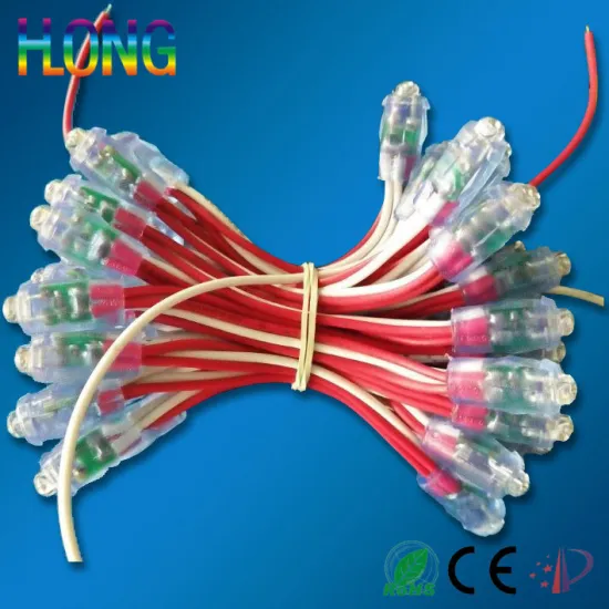 LEDs 9mm Red Color Pixel LED String Lights