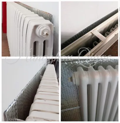 Energy Saving Radiator Insulation with Aluminum Foil Foam Reflective Heat Insulation Material