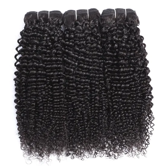 Wholesale 100 Percent Real Remy Virgin Human Hair Weave Grade 8A Mongolian Kinky Curly Hair
