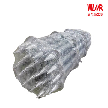 Estaca de tierra en espiral galvanizada en caliente