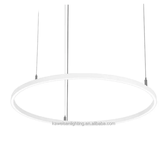 Stylish 80CM Circular LED Suspension Light: 60W Aluminum Housing Pendant for Home, Store, and Hotel Décor