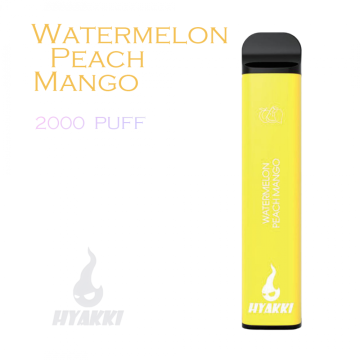 HYAKKY 2000 PUFF - Watermelon Peach Mango