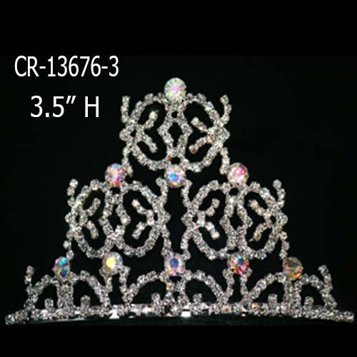 Rhinestone Custom Wholesale Holiday Crowns
