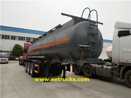 3 Axle 19000 lita za sulfuric acid trailer tankers