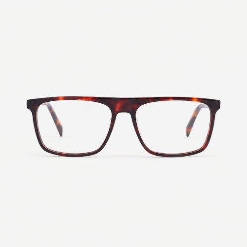 Rectangular Hand-made Men's Optical Frames 21A3113