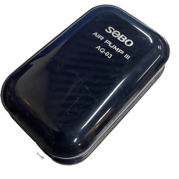 SOBO AQ-03 &amp; AQ-06 ปั๊มออกซิเจนสำหรับถังปลา: ปั๊มอากาศที่โปร่งใส
