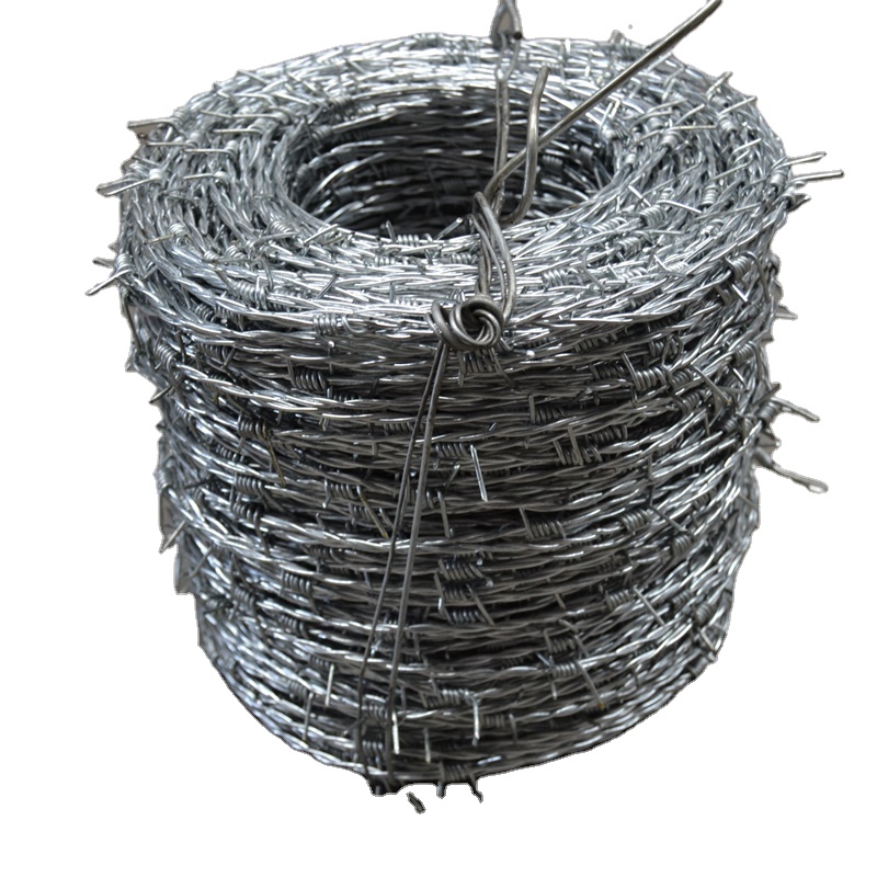 Prison fence roll 10 gauge barbed wire