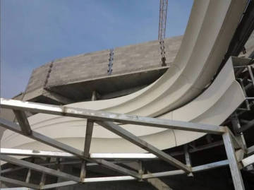 GFRC curtain wall customization project No.D01