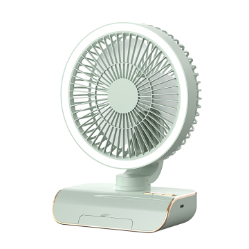 5W Portable Desktop Mini Fan with Five Wind Speed Levels for Indoor/Outdoor Use