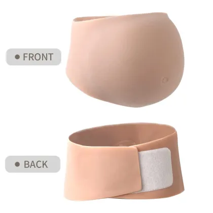 Lightweight Cotton Filled Pregnancy Belly Silicone Artificial Belly for Crossdressers
