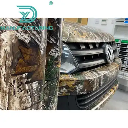 Realtree Camouflage Vinyl Film for Motorbike, Scooter, Skateboard, and Car Wraps