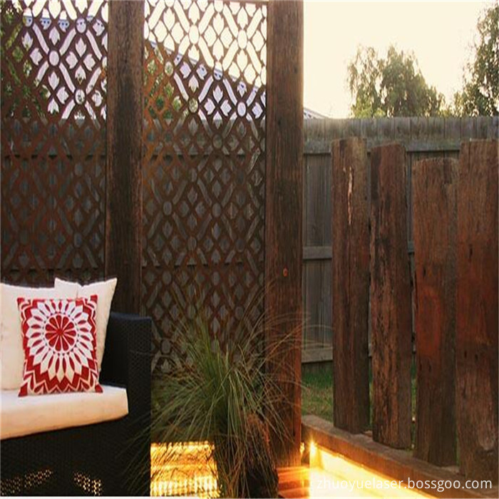 Corten Steel screen