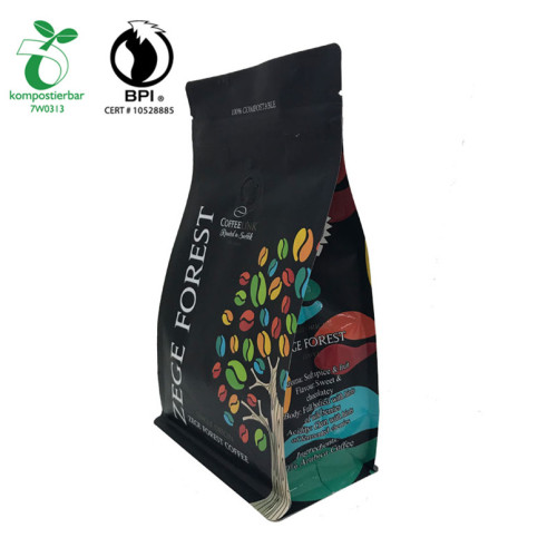 Custom Printed One Way Valve Coffee Packaging Bags