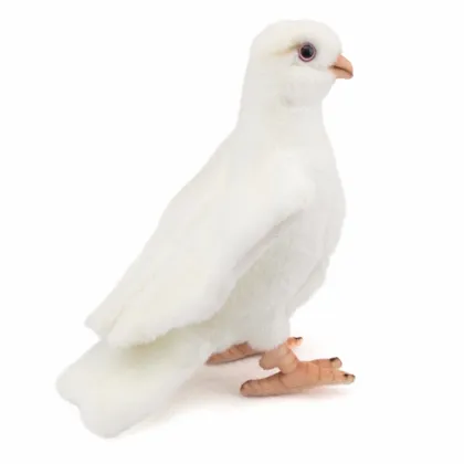 ICTI audited stuffed bird toy white dove plush toy