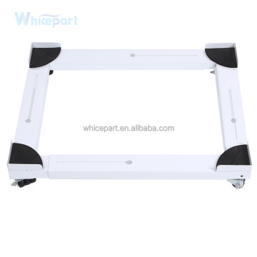 Universal Adjustable Movable Dolly for Furniture, Washing Machine Pedestal Base Bracket - 57.6*57.6*11cm