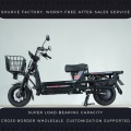 Scooter de carga eléctrico de plataforma media equilibrada