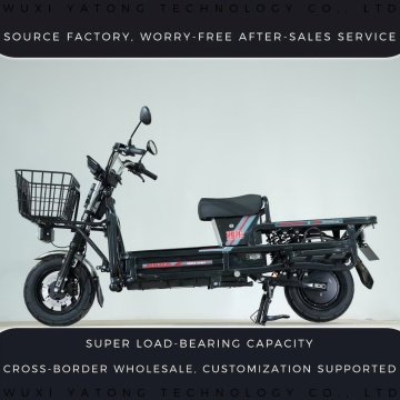 Scooter de carga eléctrico de plataforma media equilibrada