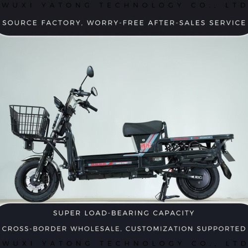 Scooter de carga eléctrico de plataforma media equilibrada