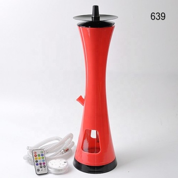 wholesale Factory direct   led plastic clear  clearance portable hookah shisha