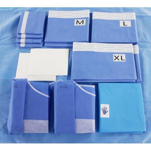 Sterile Disposable Surgical Angiography Drape Pack