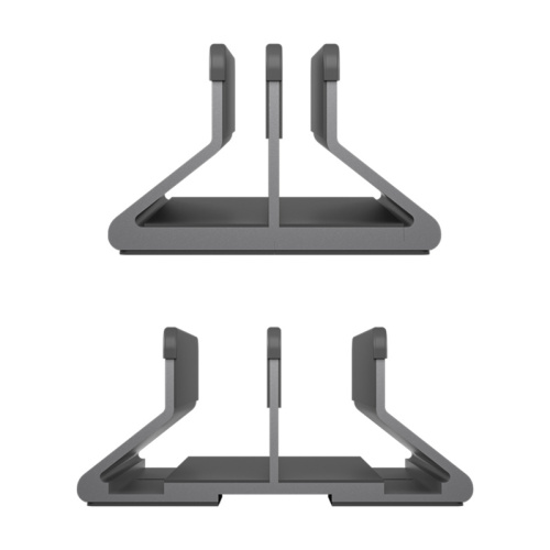 Suporte vertical para laptop com 2 slots para telefones