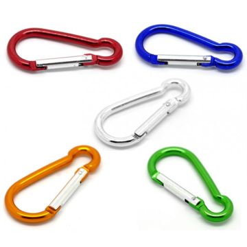 Light duty Colorful Carabiner Snap Hook with Swivel Buckle