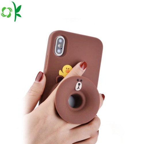 Multifunction Cartoon Silicone Phone Case for Sale