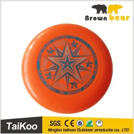 five star orange professional frisbee,plastic frisbee,ultimate frisbee