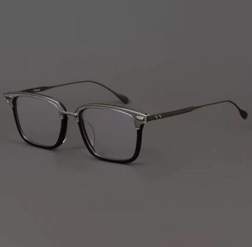 Mixed Material Titanium Designer Frames Eyeglasses