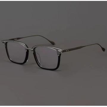 Mixed Material Titanium Designer Frames Eyeglasses