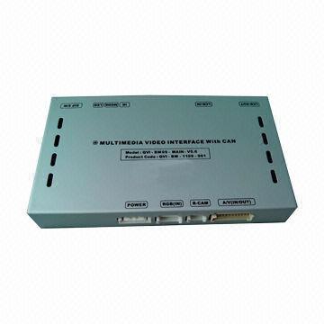 Car interface video for BMW CIC, with GPS/rearview camera, from 2009-2014
