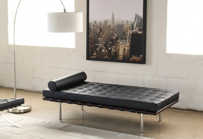leather bench