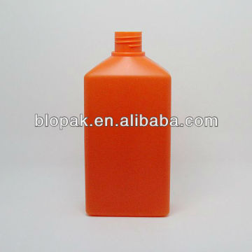 1000ml orange plastic PE Bottles for shampoo and conditioner