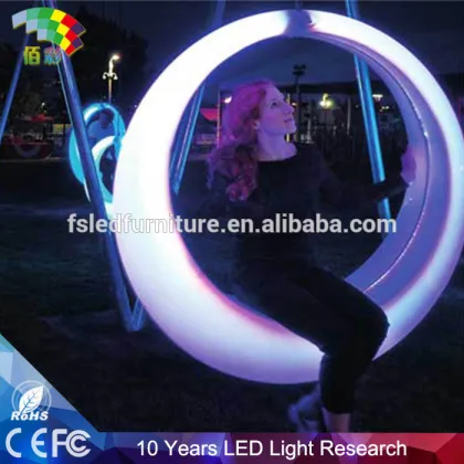 Waterproof LED Outdoor Swing/Circular Glowing Hammocks