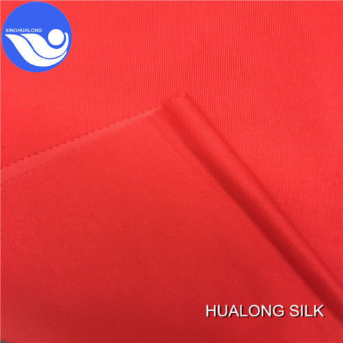 In stock lot tricot brushed polyester knit fabric