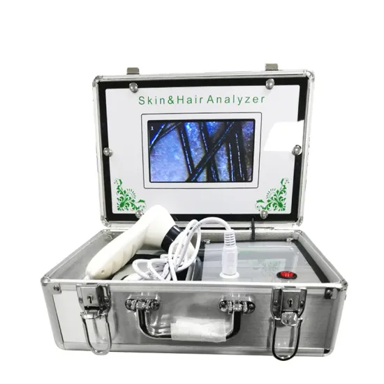 Portable skin and hair analyzer face scanner machine with screen