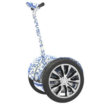 Self-balance chariot with 2 wheels, low noise, LiFePO4 battery, motor powered