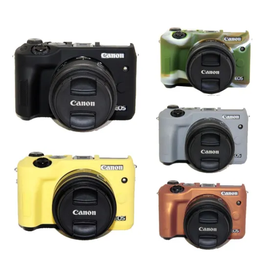 Nice Soft Camera Video Bag For Canon EOS M6 Silicone Case Rubber Camera case Protective Body Cover Skin